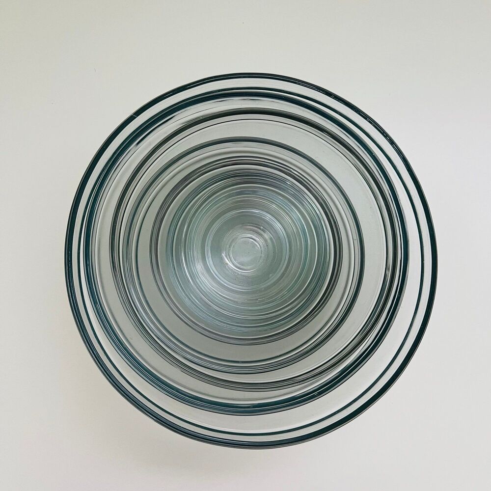 ANCHOR HOCKING 82665AHG17 10-Piece Glass Mixing Bowl Set - 10/Set